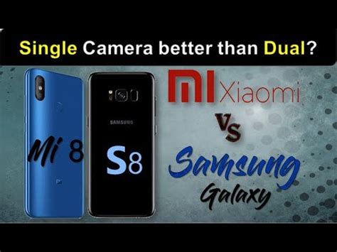 The oneplus 8 has 8gb ram and 128gb internal memory and runs on snapdragon 865 5g cpu,. Xiaomi Mi 8 vs Galaxy S8 - FULL COMPARISON - YouTube
