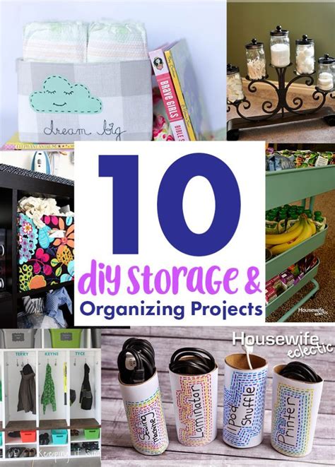 Diy Storage And Organizing Ideas Mmm 463 Block Party Keeping It