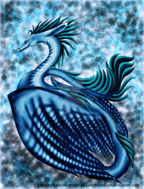 Blue Sea Dragon By Ladyfromeast On Deviantart