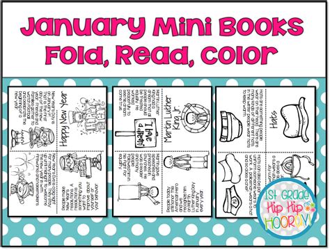 For many homeschoolers, staying organized and o. 1st Grade Hip Hip Hooray!: January Mini Books...Print ...