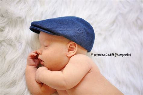 Denim Baby Hat Baby Newsboy Hat Newborn Photo Prop Denim Etsy