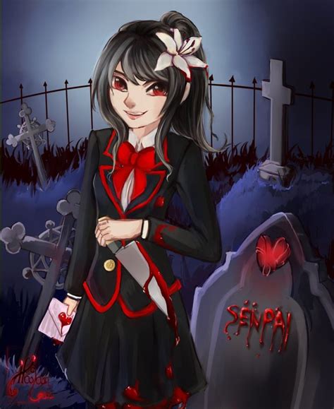 Drawing Of Ayano Aishi From Yandere Simulator Youtube Speed Paint