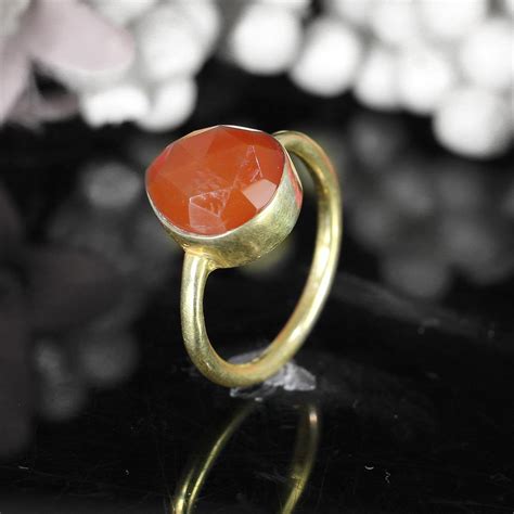 Pear Red Onyx Ring Bezel Red Onyx Ring Gemstone Silver Ring Etsy In