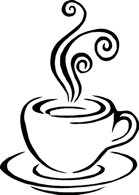 Gallery Of The Coffee Bar Clip Art Coffee Cup Black And White Png