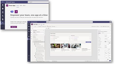 Overview Of The Power Apps App In Microsoft Teams Power Apps Hot Sex