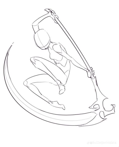 Scythe Ref Poses Hao On Tiktok In Body Pose Drawing Art Reference Art Poses