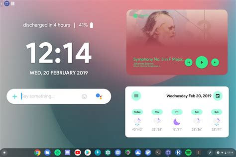 Android Widgets Can Be Used On The Chrome Os Desktop Heres How