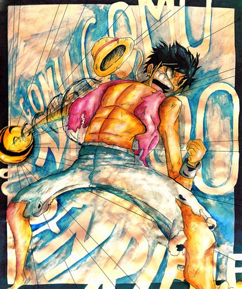 Luffy Vs Enel Golden Riffle By Orderly Lemon On Deviantart