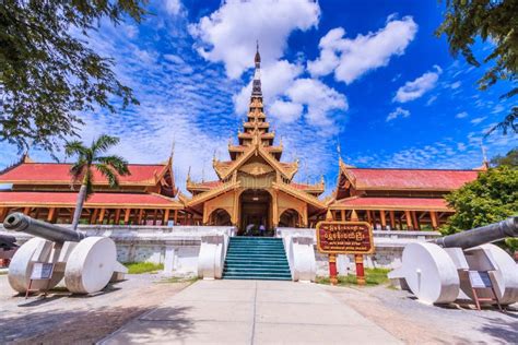 Mandalay Palace In Mandalay Of Myanmar Editorial Image Image Of