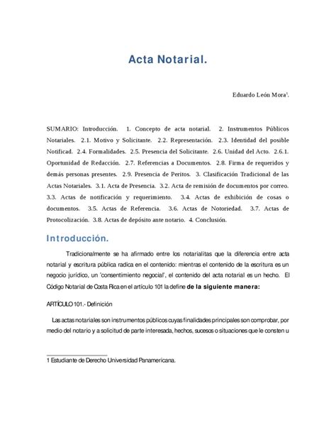 Acta Notarial Modelo Hot Sex Picture