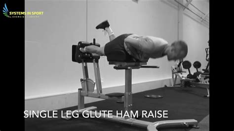 Single Leg Glute Ham Raise Youtube