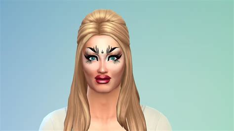 Some Drag Makeup Cc I Made So I Could Play With A Drag Queen Thesims