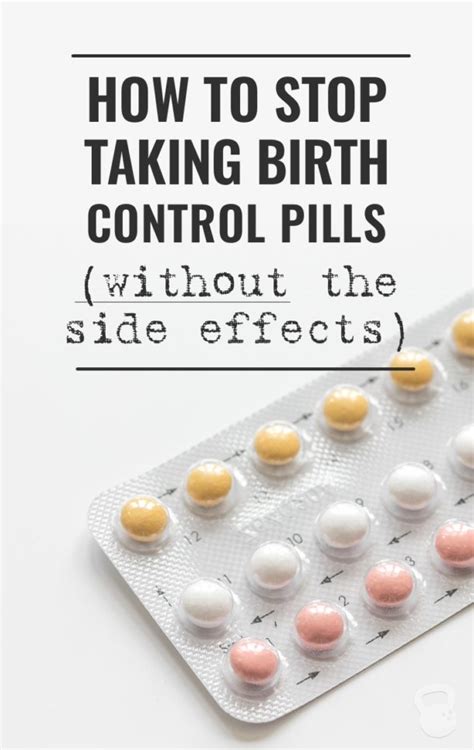 How To Stop Taking Birth Control Without Side Effects Coconuts