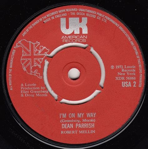 Dean Parrish I M On My Way 1975 Vinyl Discogs