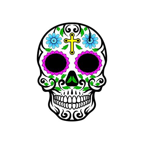 Stickers Et Autocollant Tête De Mort Mexicaine 1
