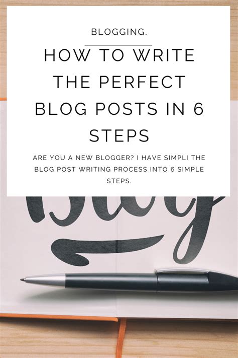 How To Write The Perfect Blog Post In 6 Steps