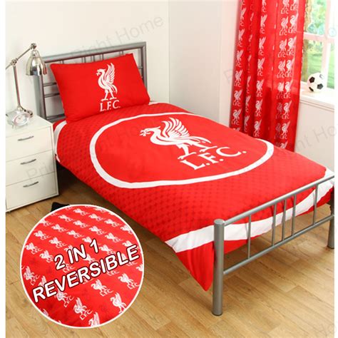 Liverpool football bedroom furniture youtube. LIVERPOOL FC SINGLE AND DOUBLE DUVET COVER SETS BEDROOM ...