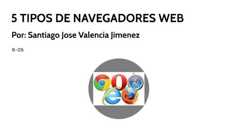 Tipos De Navegadores Web By Santiago Valencia