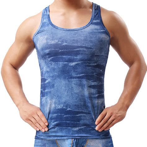 New O Neck Pu Leather Tank Tops Men Sexy Sleeveless Shirts Man