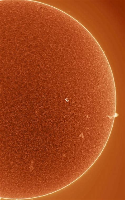 Astrophotographer Captures Amazing Image Of International Space Station As It Passes The Sun