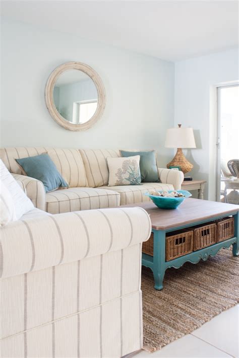 Beach Condo Living Room Decor Before And Afters The Lilypad Cottage