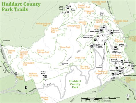 Huddart Park Trails County Of San Mateo Ca