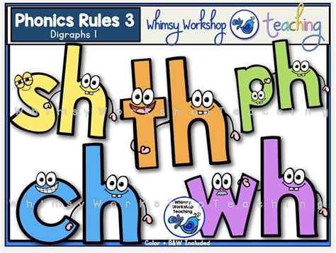 Phonics Rules 3 Digraphs 1 Whimsy Workshop Teaching