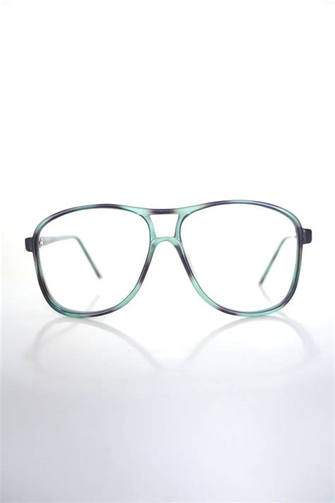 1980s green and black aviator glasses mens retro green camo etsy black aviator glasses