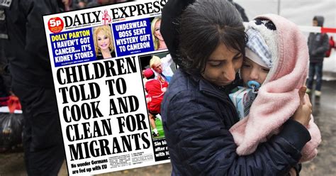 Daily Express Children Forced To Serve Migrants Story Ignores One