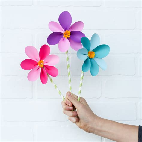 13 Coloring Page How To Make Paper Flowers For Kids Easy Paper Craft