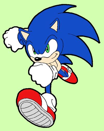 How To Draw Sonic The Hedgehog Running Drawing Lesson How To Draw