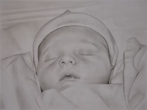 Maybe you would like to learn more about one of these? Graphite drawing of a sleeping baby | My drawings ...