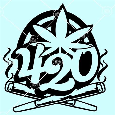 420 Weed Dxf 420 Png Happy 420 Svg Cannabis Svg Png Etsy