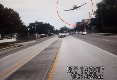 Plane Crash On Florida Public Road Caught On Video