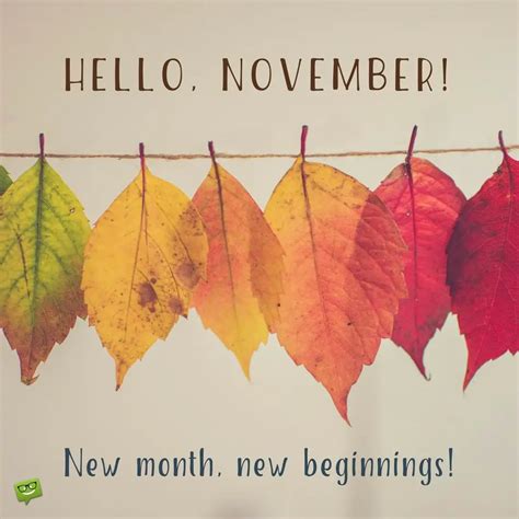 Hello November Quotes For The Month Of Gratitude