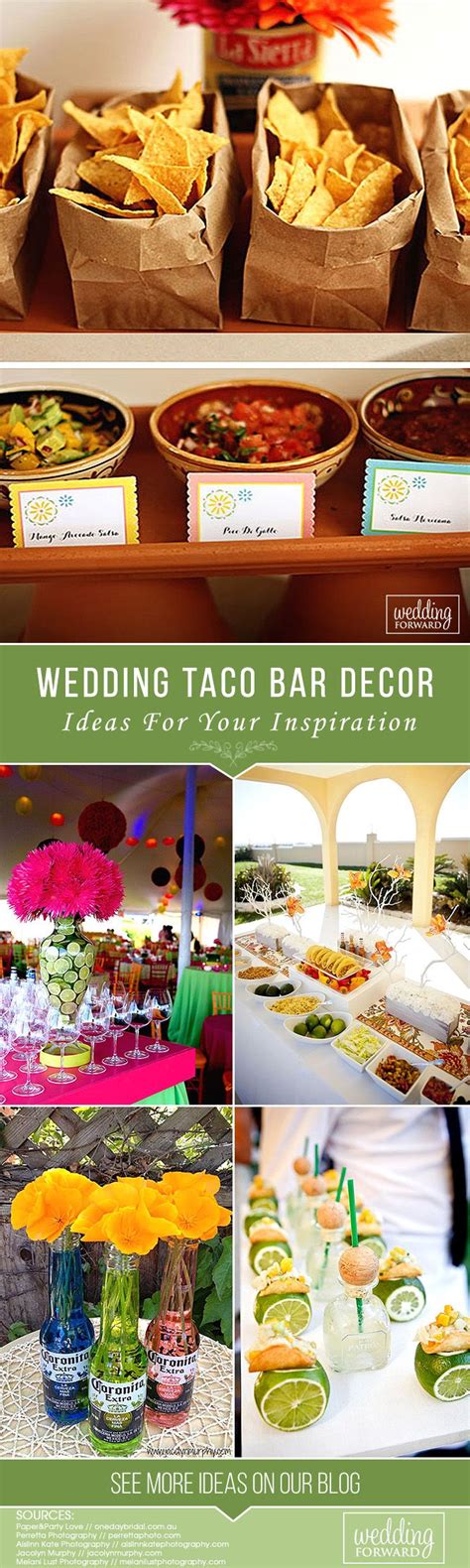 How To Decorate Wedding Taco Bar Wedding Forward Taco Bar Wedding Taco Bar Taco Party