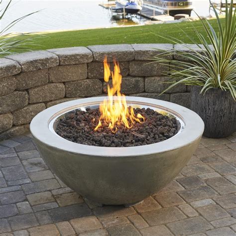 It has about 10ft long hose propane that is twice from many other similar models keeping the propane tank out of sight. The Outdoor GreatRoom Company Cove 42-Inch Round Propane ...