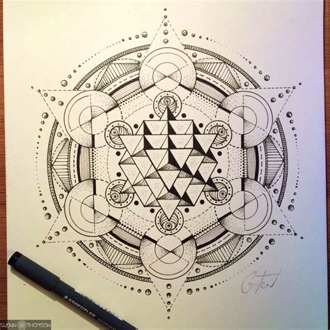 Glenn Thompson Sacred Geometry Art Geometric Mandala Tattoo Sacred
