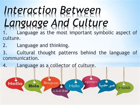 Link Between Language And Culture