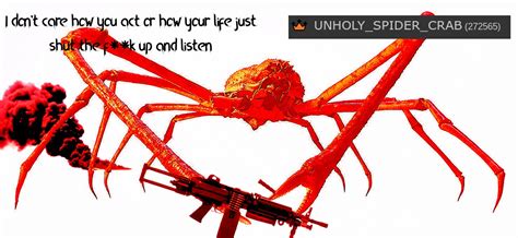 Unholy Spider Crab Template Blank Template Imgflip