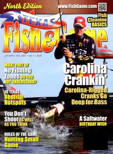 Texas Fish And Game Magazine Subscription Discount Hunting And Fishing