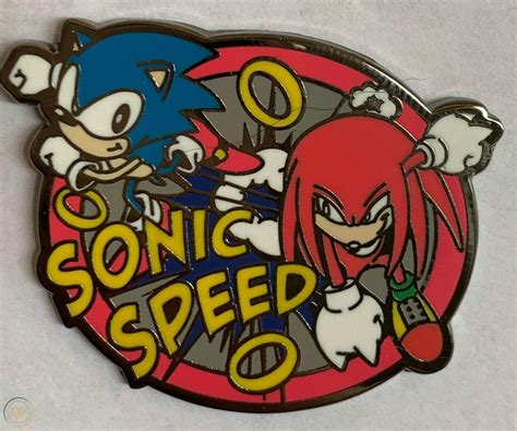 Sega Sonic The Hedgehog Sonic Speed Pin Officially Licensed
