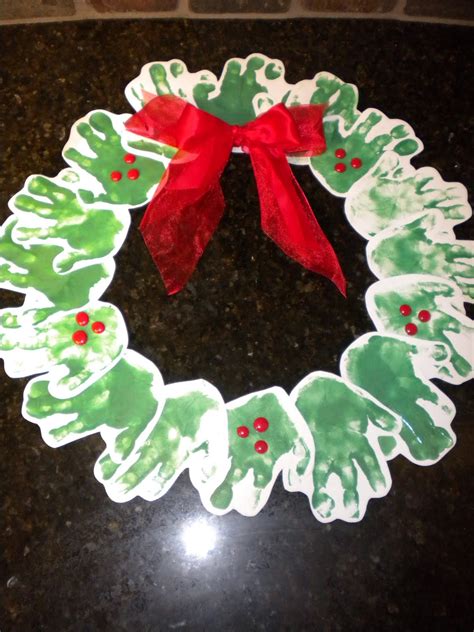 Blink Of An Eye Handprint Wreaths