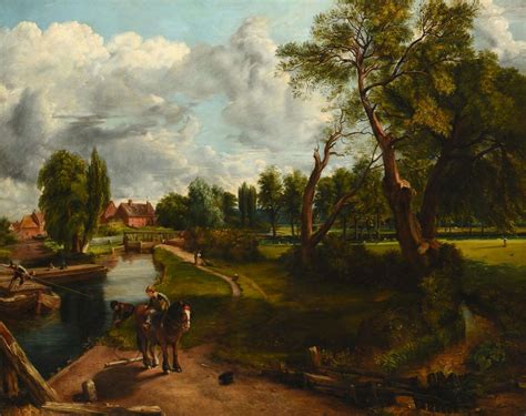 John Constable FLATFORD MILL SCENE ON A NAVIGABLE RIVER MutualArt