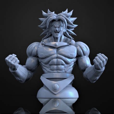 Broly Dragon Ball Stl Files For 3d Print