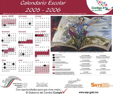 Escuelasprimarias Calendario Escolar 2005 2006