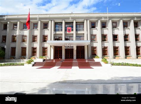 The Presidential Palace Of Tirana Albania Stock Photo Alamy