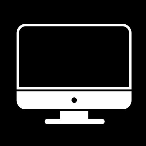 Desktop Computer Icon Vector Art At Vecteezy
