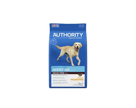See our best dog food we have gathered the best dog food uk, bringing you detailed information and customer reviews that will help you make the best choice for your pooch. Authority Chicken & Pea Formula Large Breed Grain-Free ...