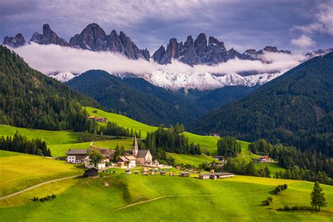 Famous Best Alpine Place Of The World Santa Maddalena St Magdalena